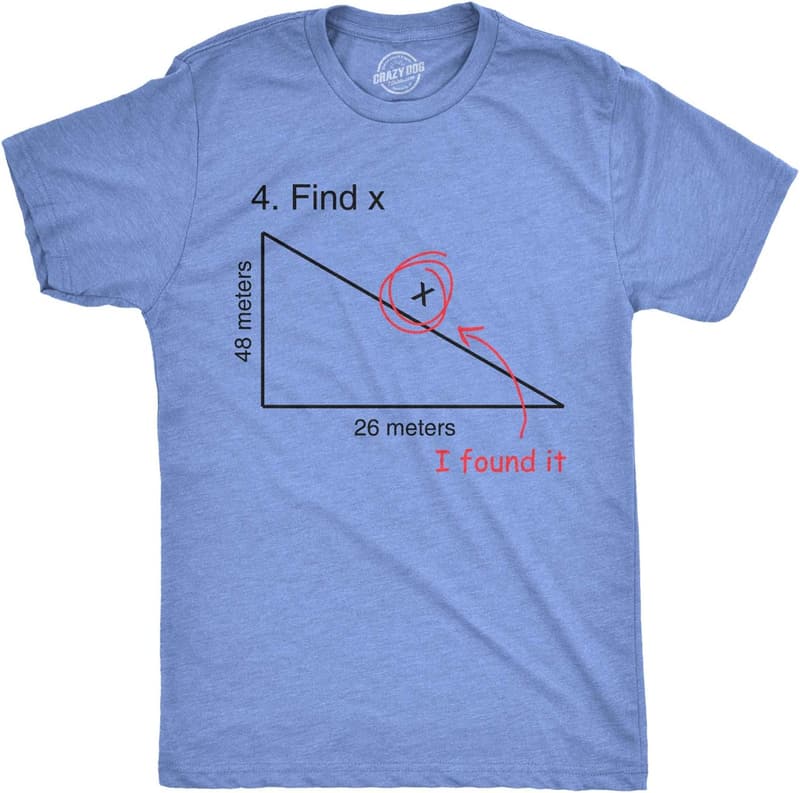 Funny Math Teacher Graphic T-Shirt - Sarcastic Gift for Dad