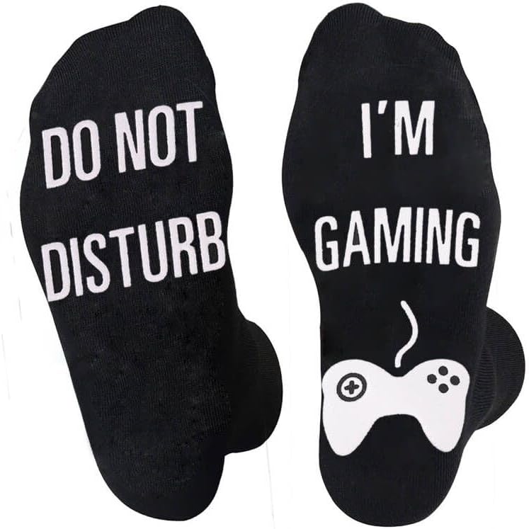 Funny Gaming Socks for Men - Novelty Christmas Stocking Stuffers