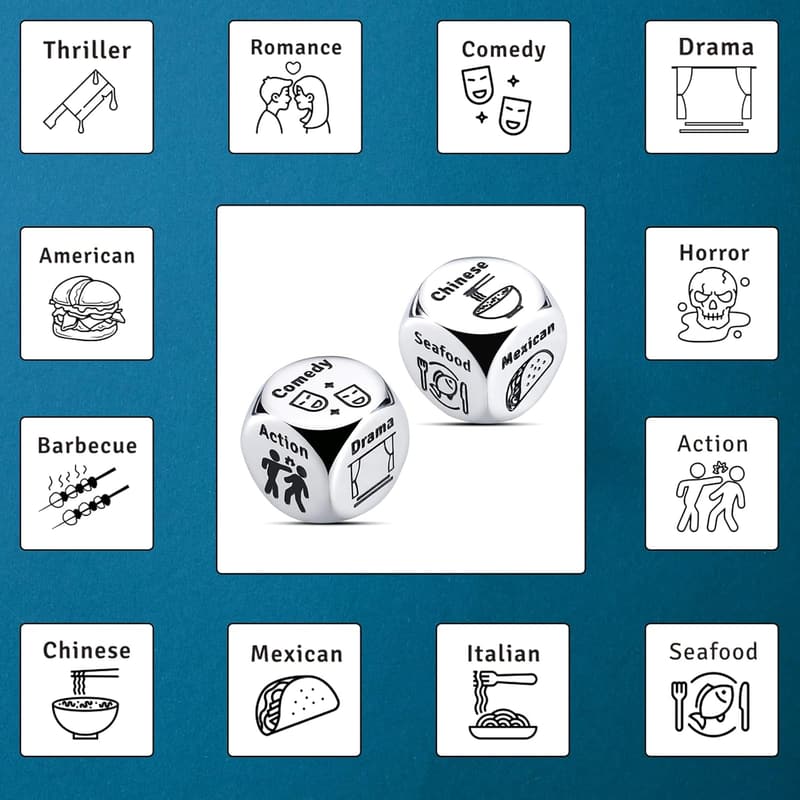 Valentine's Day Funny Dice Gift for Couples