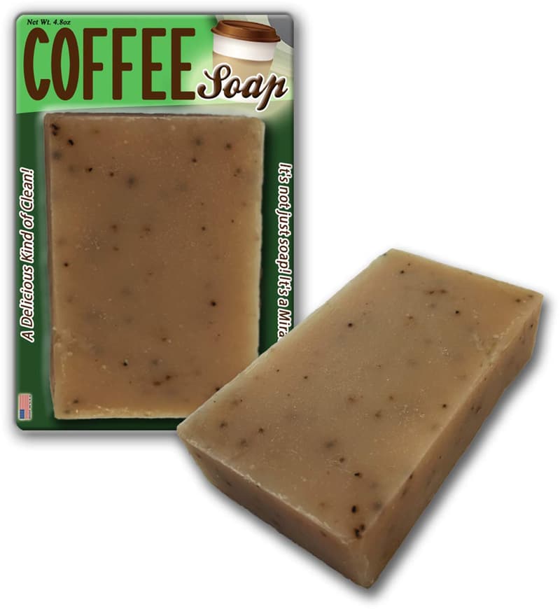 Handcrafted Coffee Bar Soap with Ground Coffee Beans