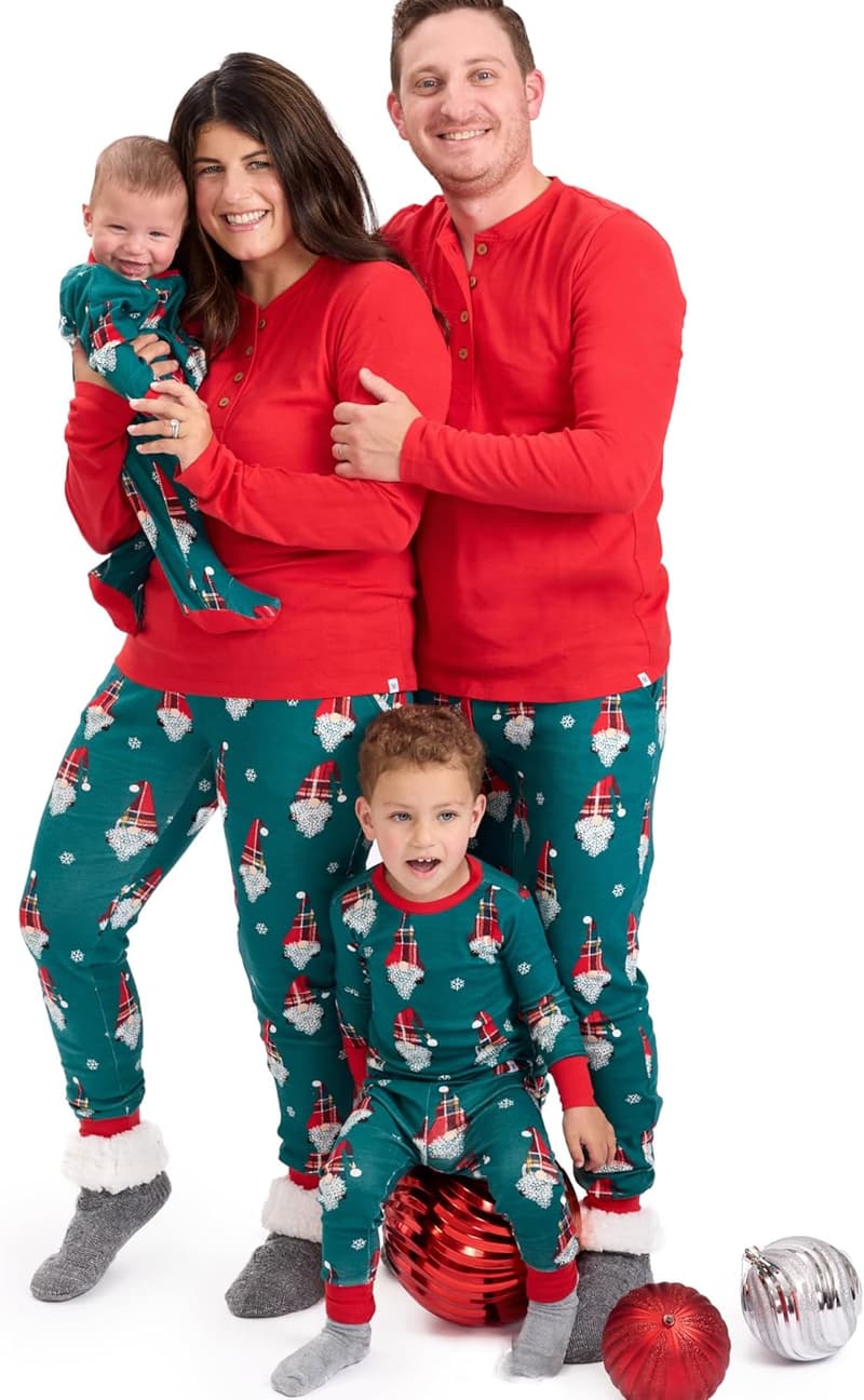 Family Matching Organic Cotton Holiday Pajamas