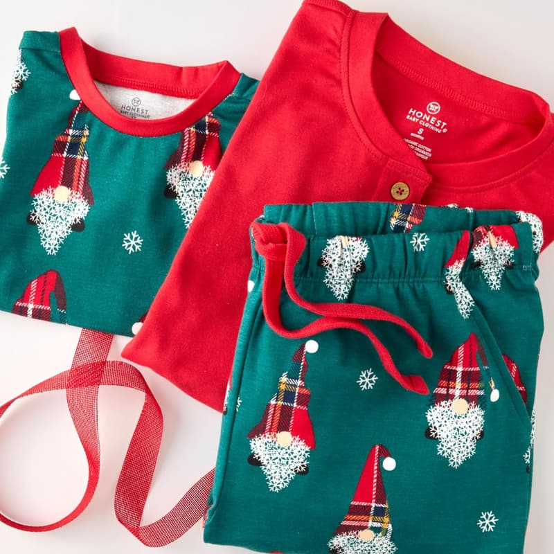 Family Matching Organic Cotton Holiday Pajamas