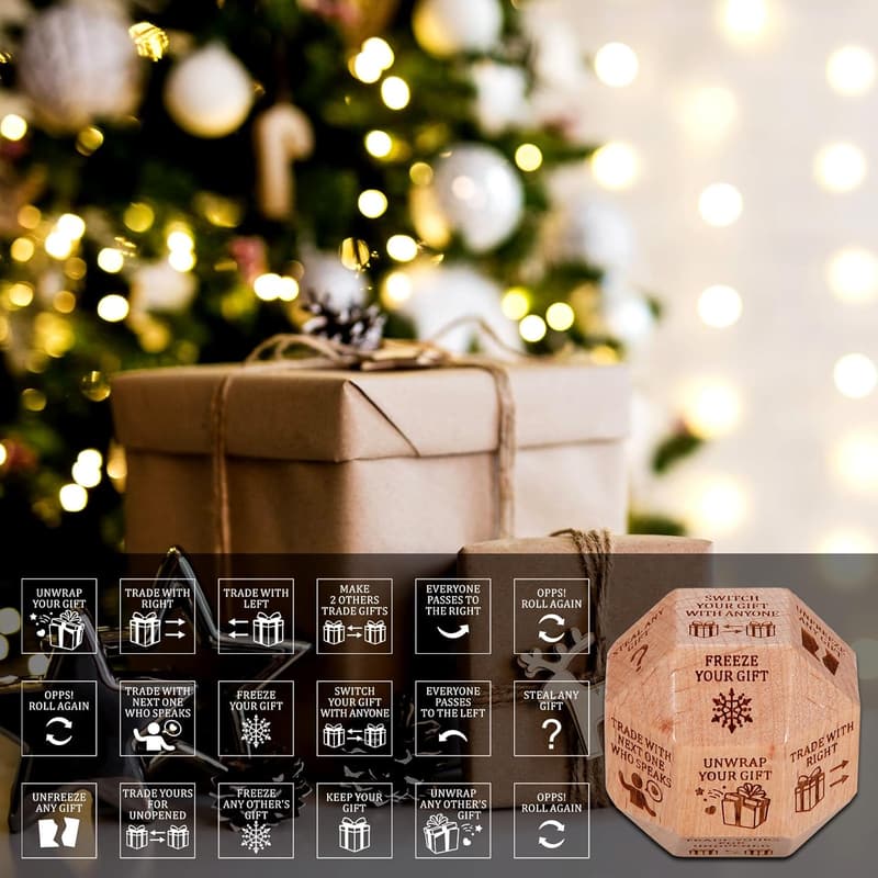 Christmas Party Gift Exchange Dice Game for Adults