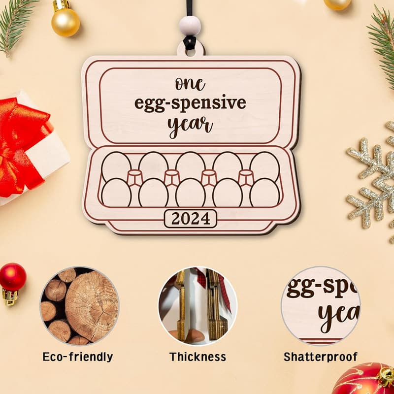 Funny Christmas Ornament 2024 - Unique Adult Gag Gift