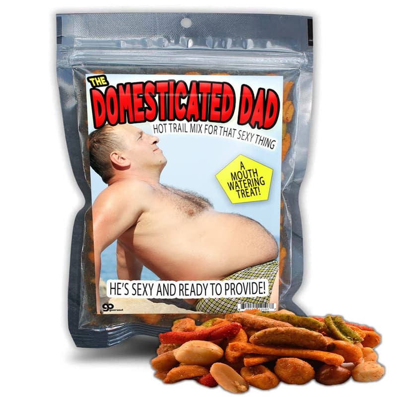 Funny Father's Day Trail Mix Gift for Dads