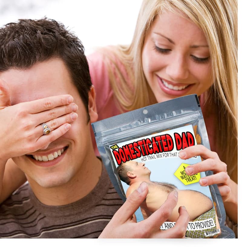 Funny Father's Day Trail Mix Gift for Dads