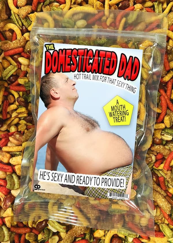 Funny Father's Day Trail Mix Gift for Dads