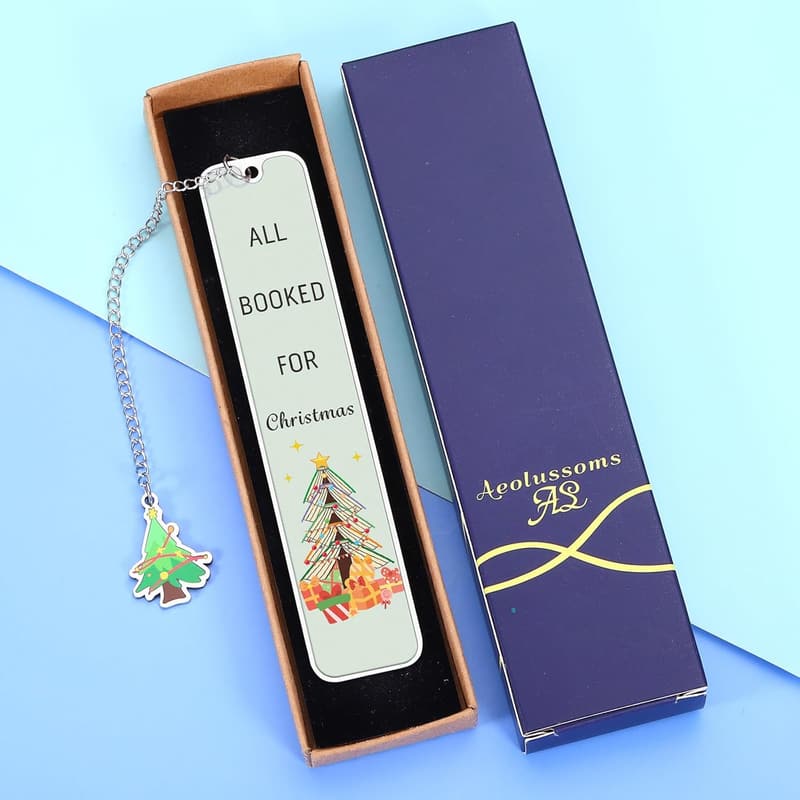 Christmas Bookmarks for Book Lovers - Unique Stocking Stuffers