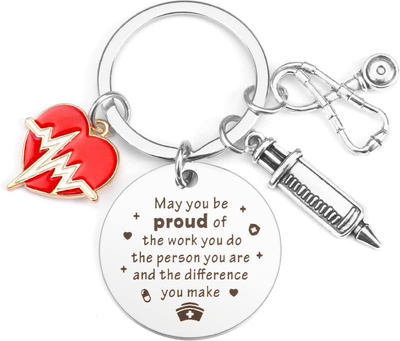 Nurse Appreciation Keychain Gift for Women