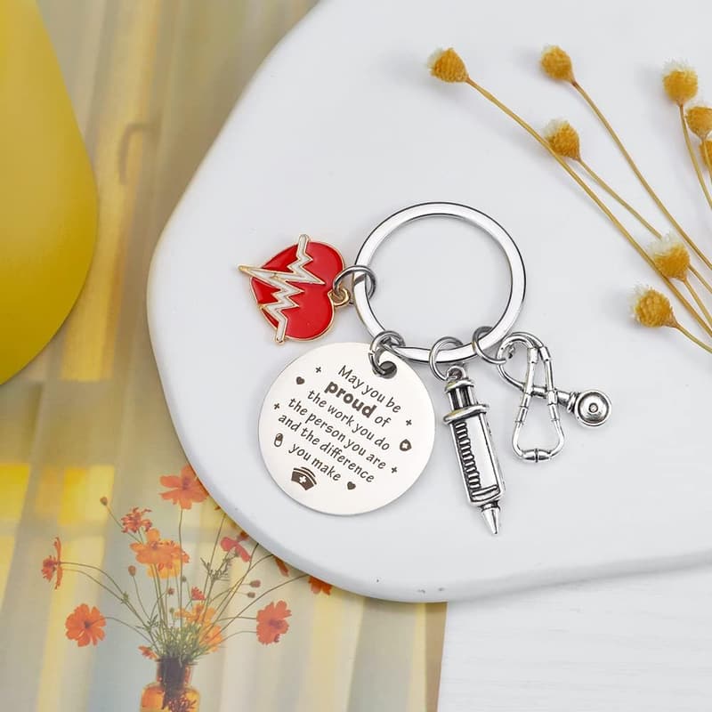 Nurse Appreciation Keychain Gift for Women