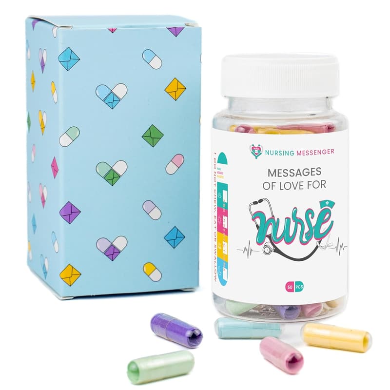 Nurse Appreciation Gift: Heartfelt Messages Capsule Set