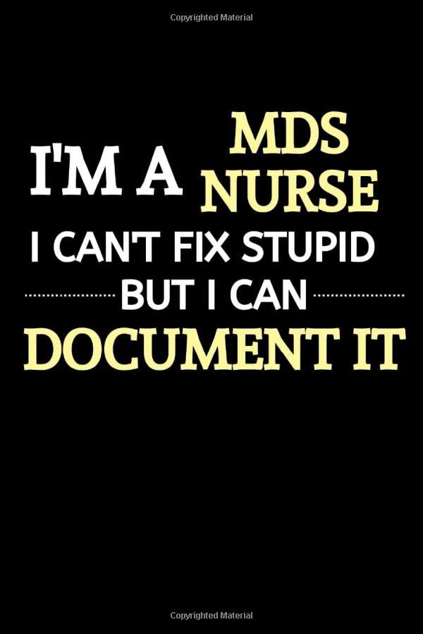 MDS Nurse Notebook: Perfect Gift for Nurse Appreciation Week