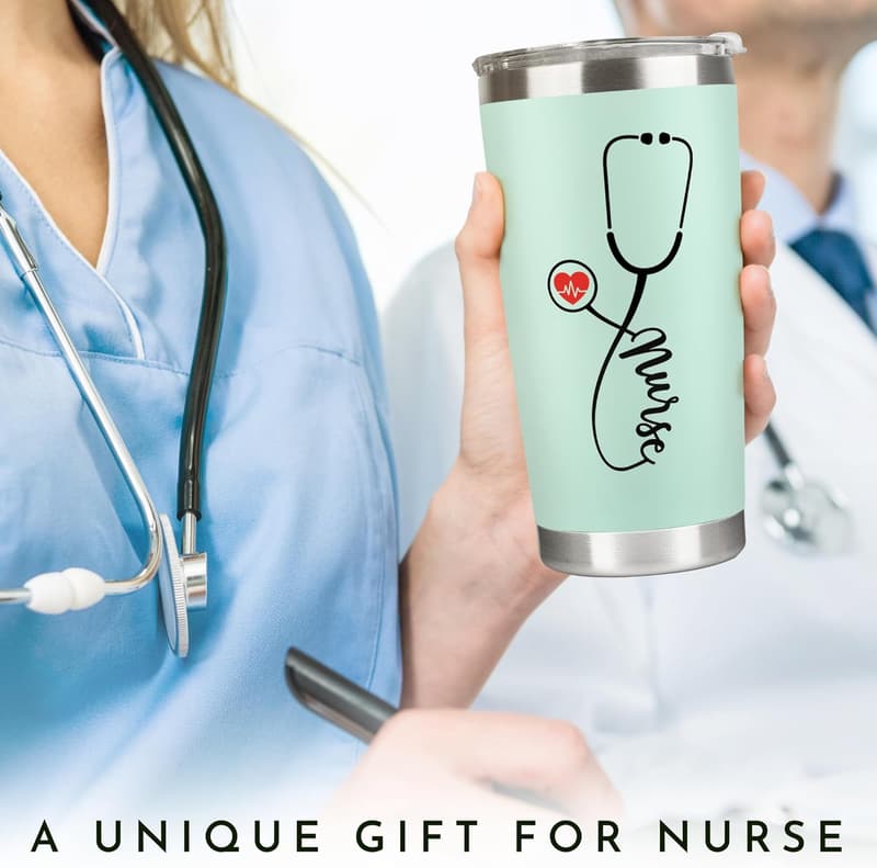 Nurses Week - 20 oz Mint Tumbler Gift for Nurses