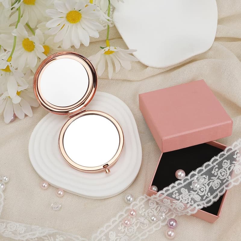 Nurse Appreciation Rose Gold Makeup Mirror Gift