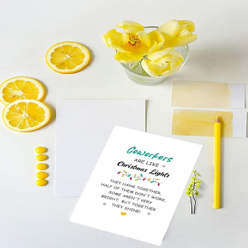 Christmas Card for Coworkers - Cheerful Design