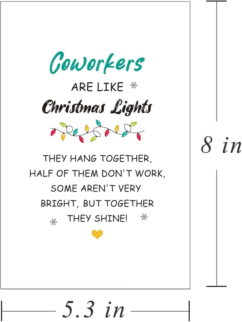 Christmas Card for Coworkers - Cheerful Design