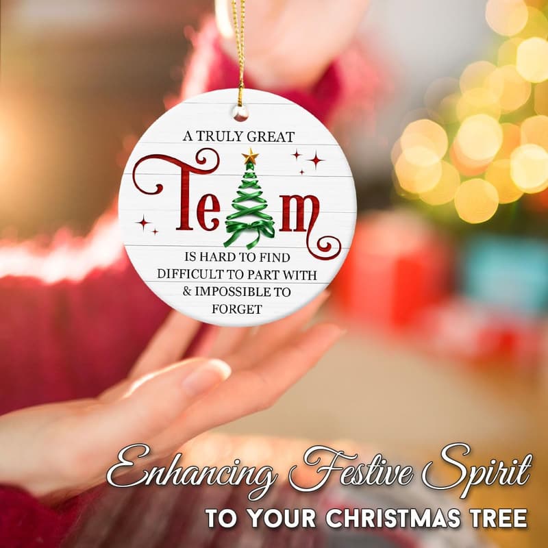 2024 Team Appreciation Gift Set | Ceramic Ornaments for Coworkers