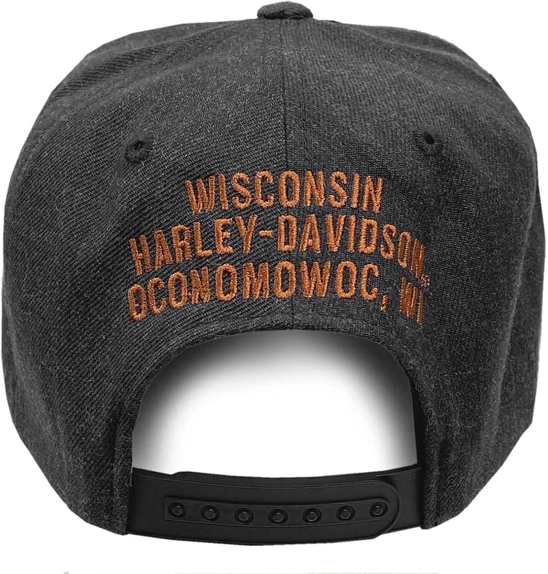 Harley-Davidson Men's Snapback Baseball Cap - Heather Gray