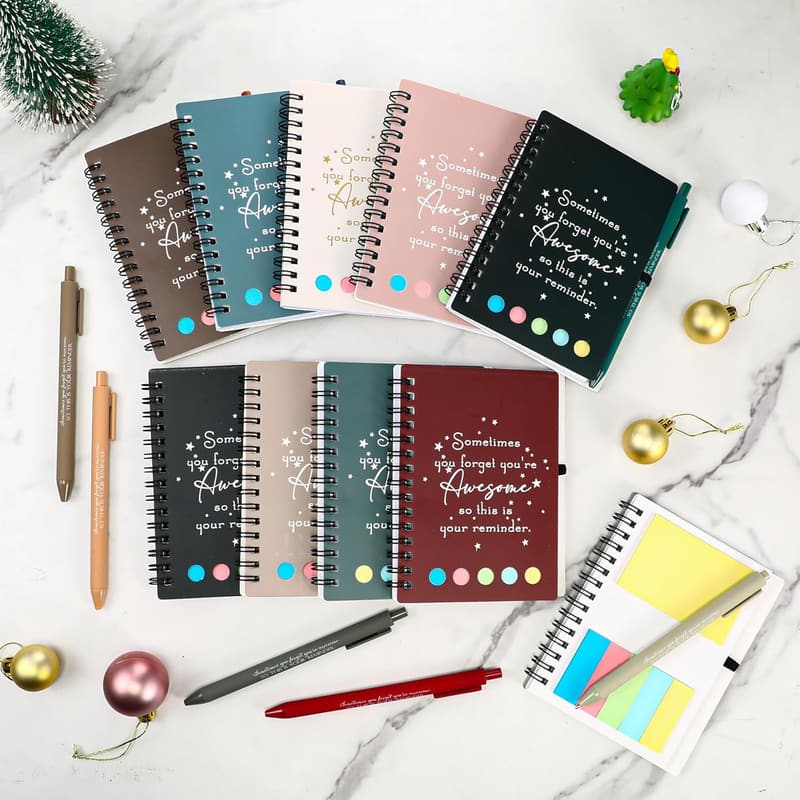 Employee Appreciation Thank You Gift Set - Motivational Journals & Pens