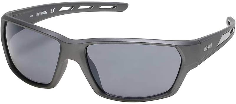 Harley-Davidson Men's Gray Rectangular Sunglasses
