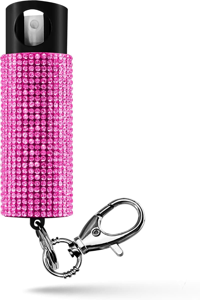 Maximum Strength Pepper Spray Keychain with Safety Twist Top