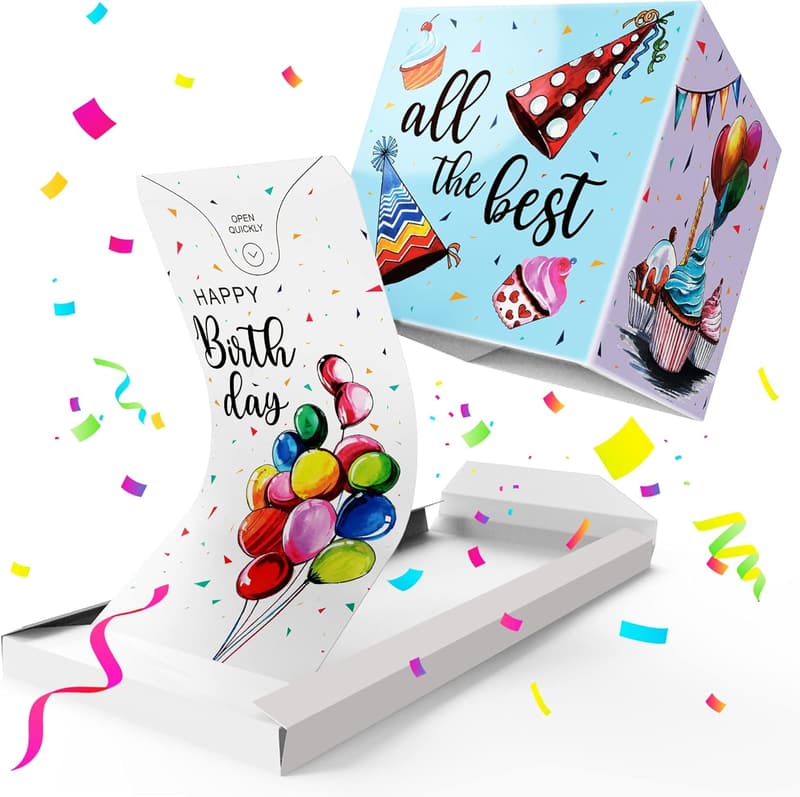Birthday Surprise Exploding Confetti Card - Notta&Belle