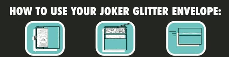 Glitter Trap Prank Envelopes – 3-Pack Biodegradable Fun