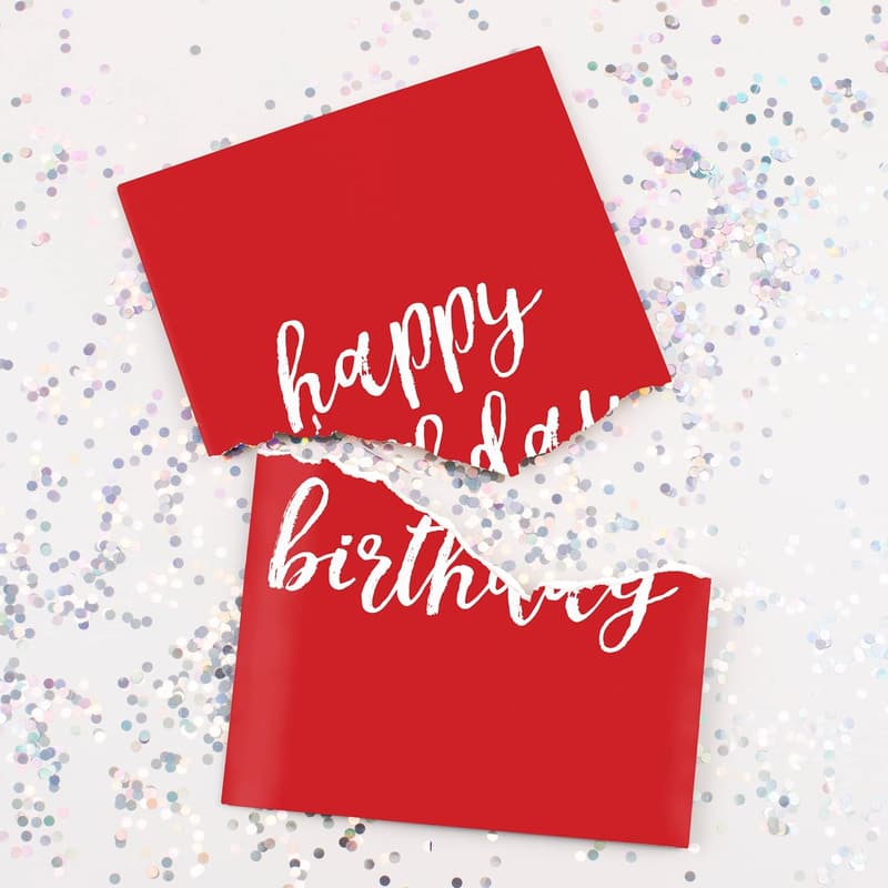 Endless Birthday Song Greeting Card with Glitter