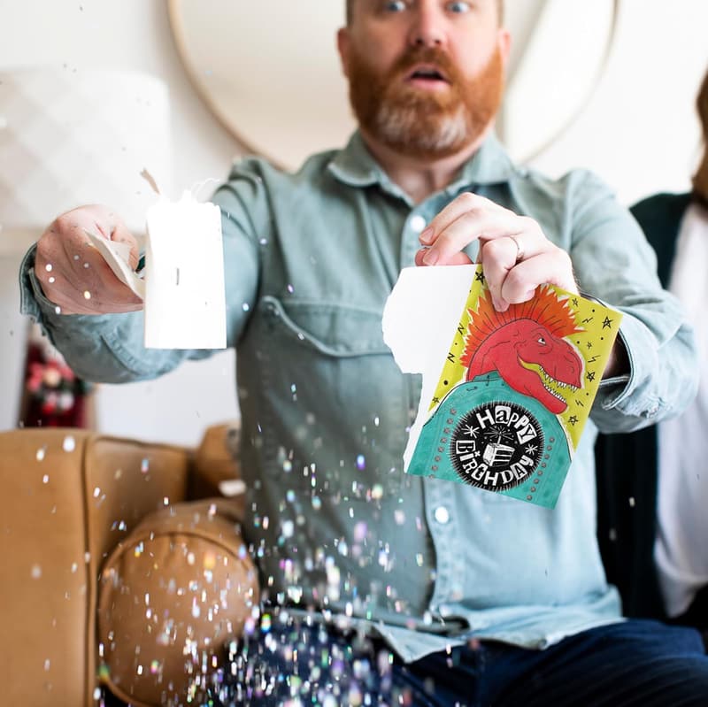 Funny Birthday Prank Card - Endless Rocking Dinosaur Song