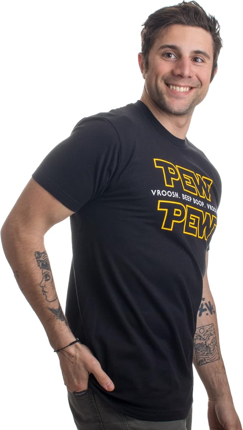 Funny Sci-fi Star Wars T-Shirt for Geek Men and Women
