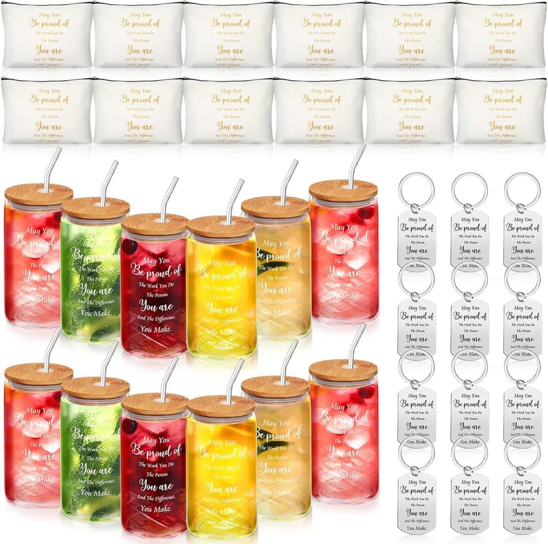 Employee Appreciation Gift Set for Women – 36-Pc Cups & Accessories
