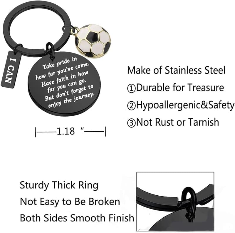 Soccer Keychain Gift for Soccer Lovers