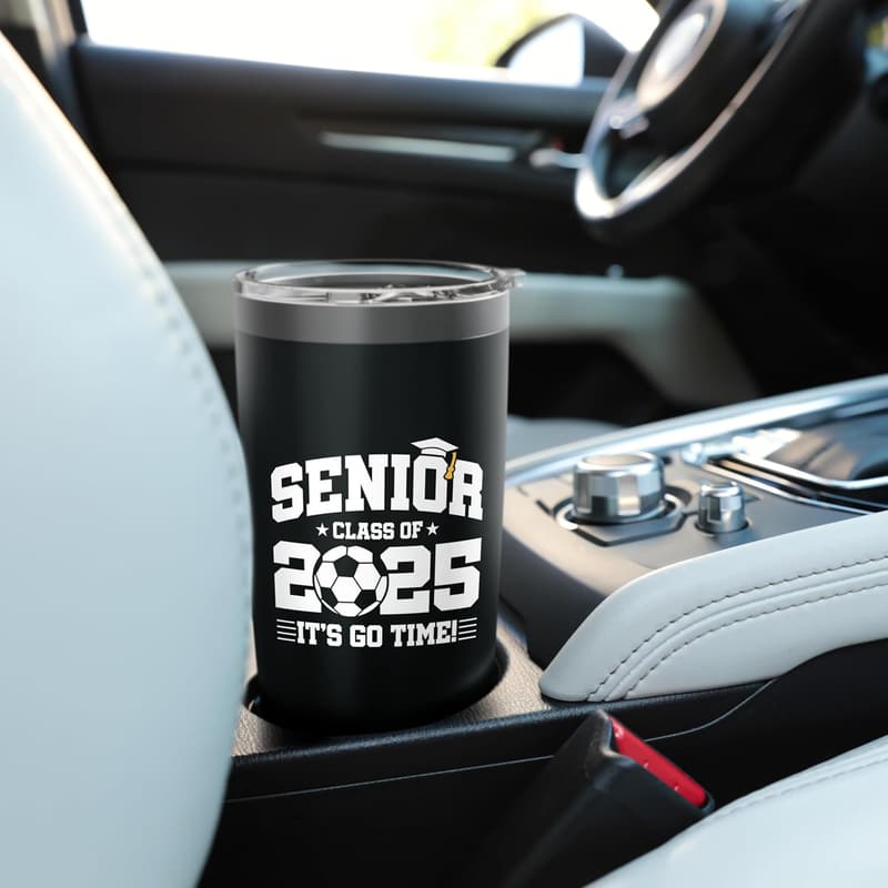 2025 Senior Soccer Player Stainless Steel Tumbler