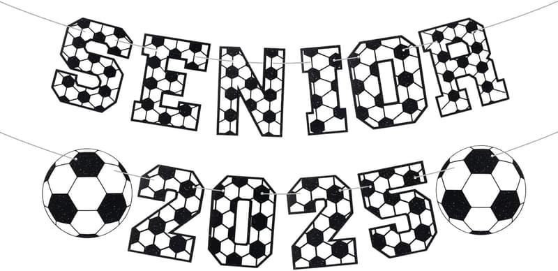 Soccer Graduation Party Decorations - Senior 2025 Banners