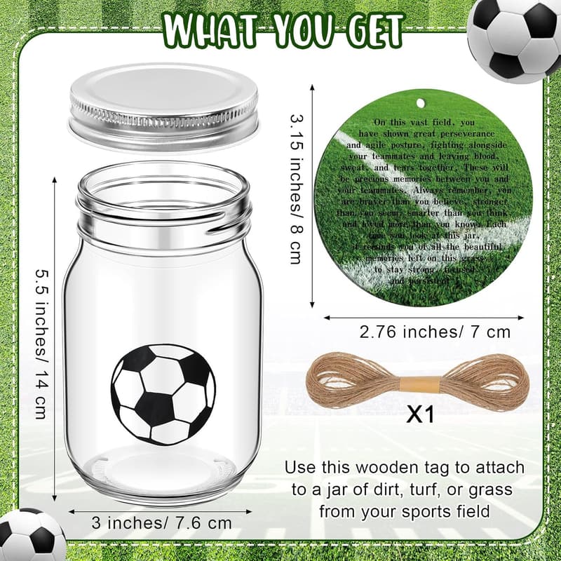 2025 Senior Night Soccer Gift Set - Printed Jars for Team