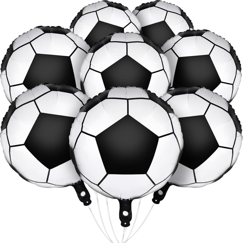 Soccer Birthday Decorations - 8 pcs 18
