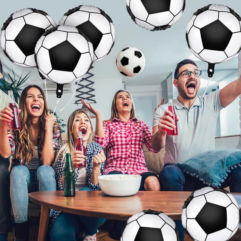 Soccer Birthday Decorations - 8 pcs 18