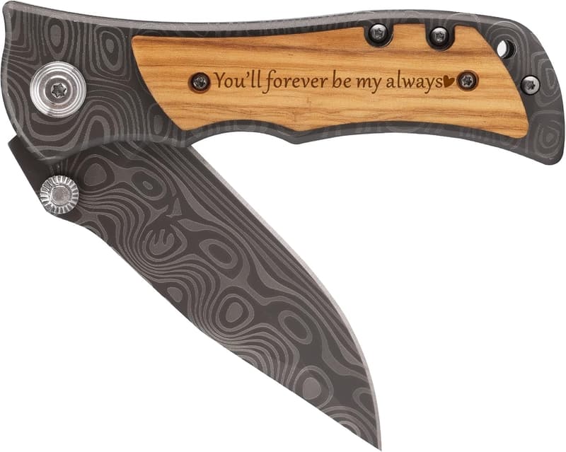 Engraved Pocket Knife for Him - 