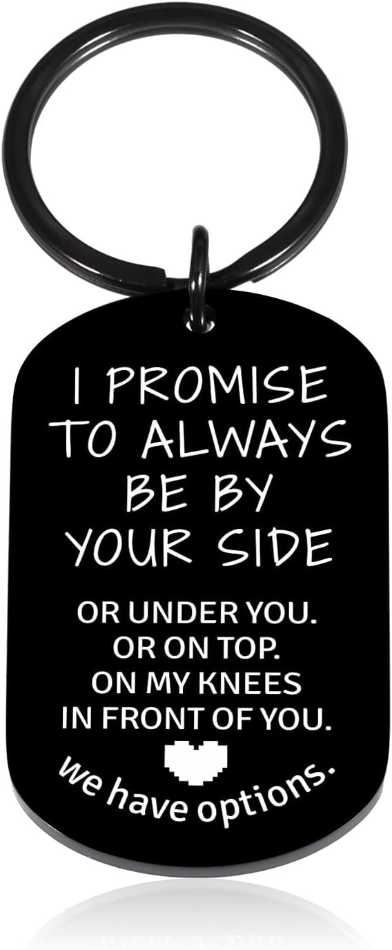 Boyfriend Anniversary Keychain - Thoughtful Steel Gift