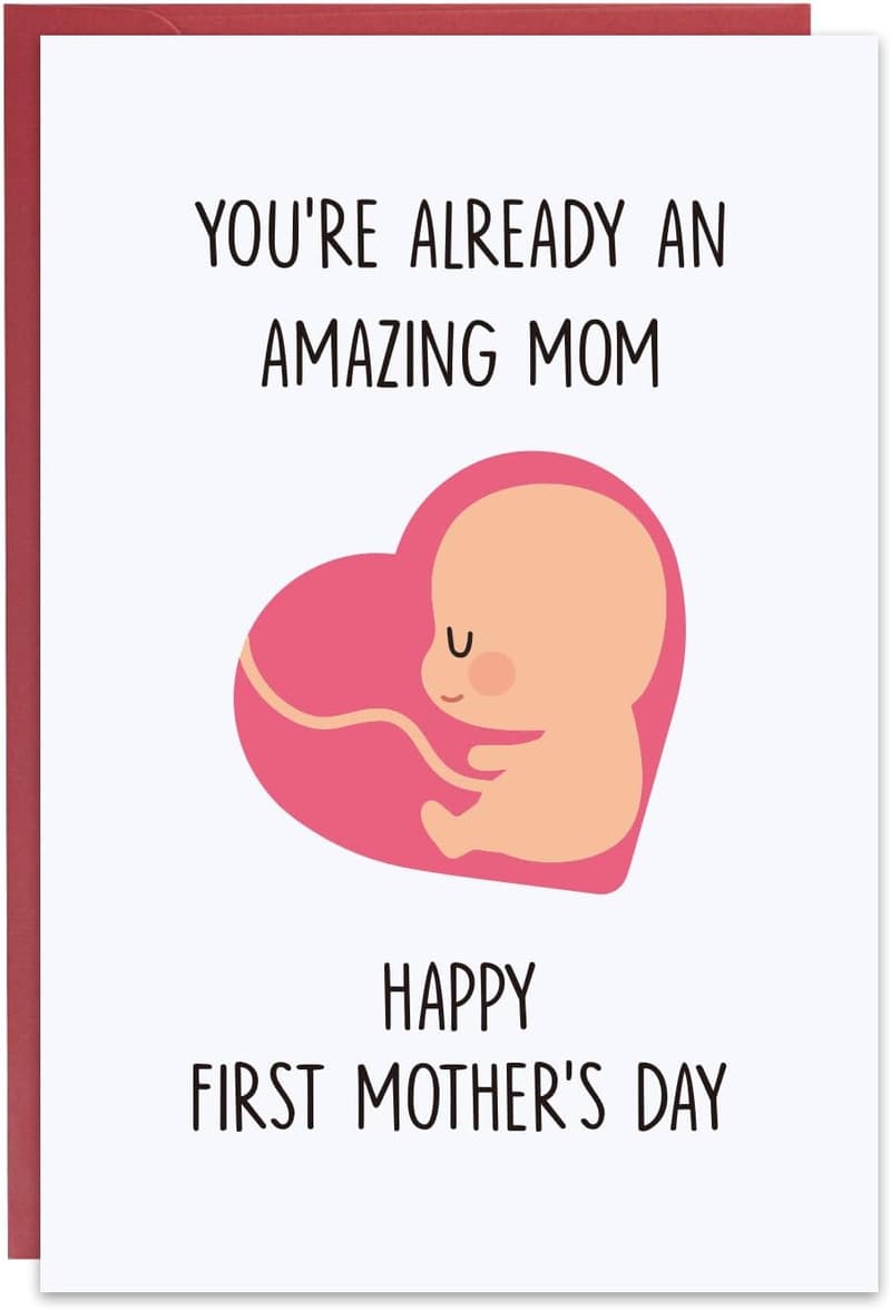 First Mother's Day Card for Expecting Moms