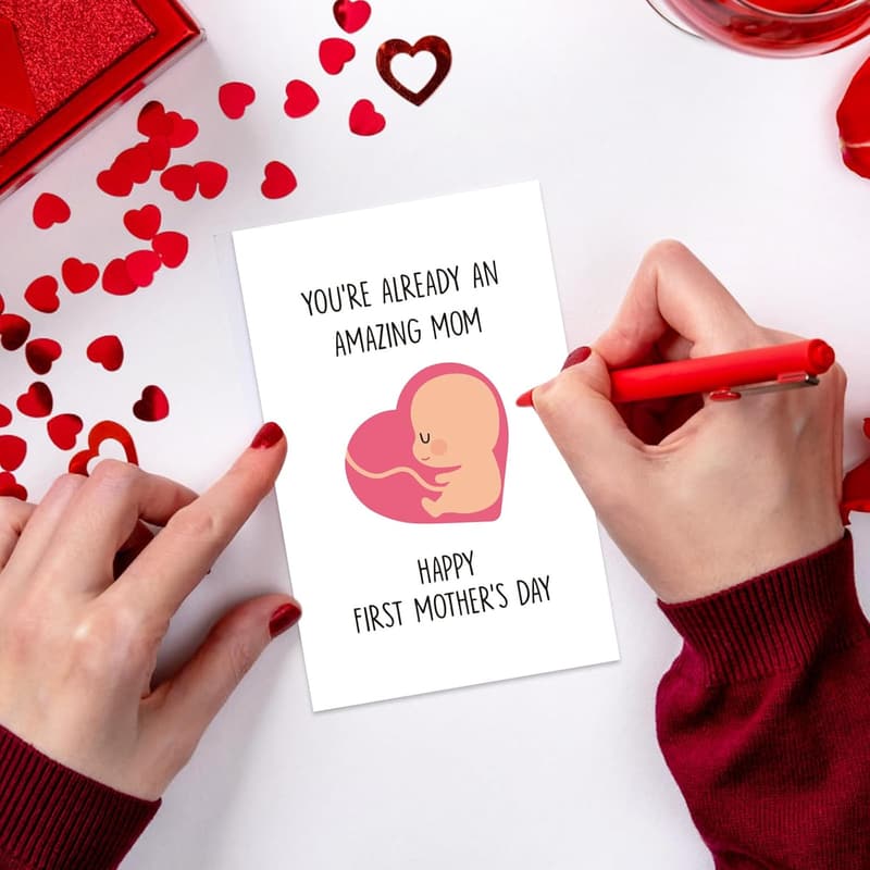 First Mother's Day Card for Expecting Moms