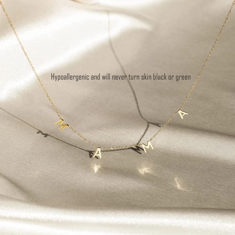 Mama Necklace - Silver, Gold & Rose Gold Gift for New Moms