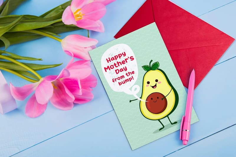 First Mother's Day Card - Funny Gift for Expecting Moms