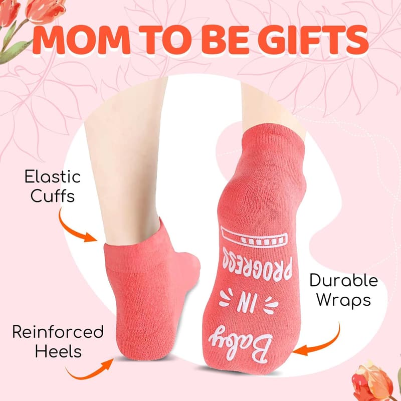 New Mom Gift: Maternity Labor Socks for Expecting Mothers