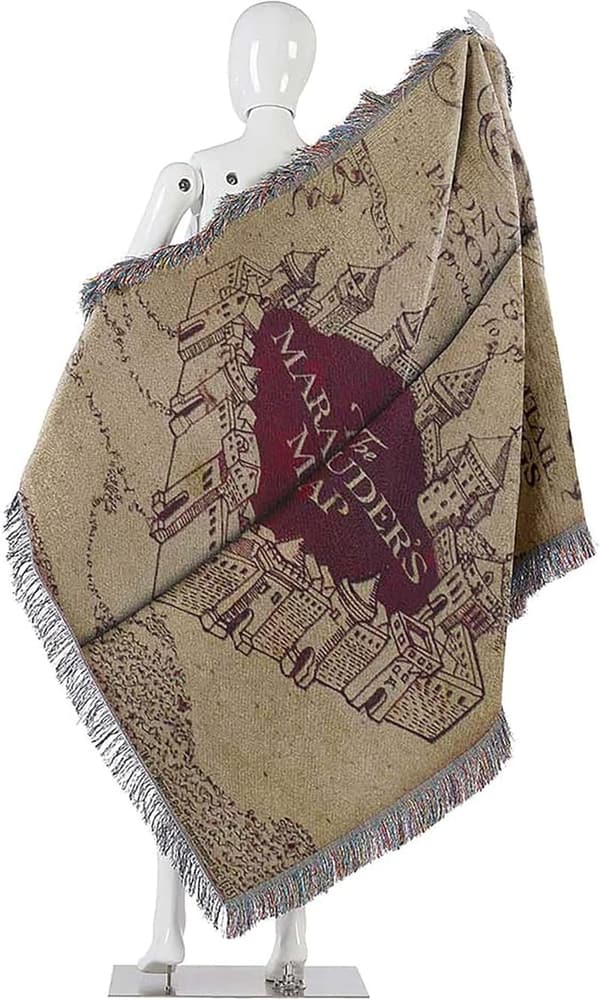 Marauders Map Woven Tapestry Throw Blanket, 48