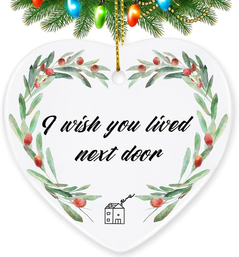 Sentimental Christmas Decorations for Friends and Bridesmaids