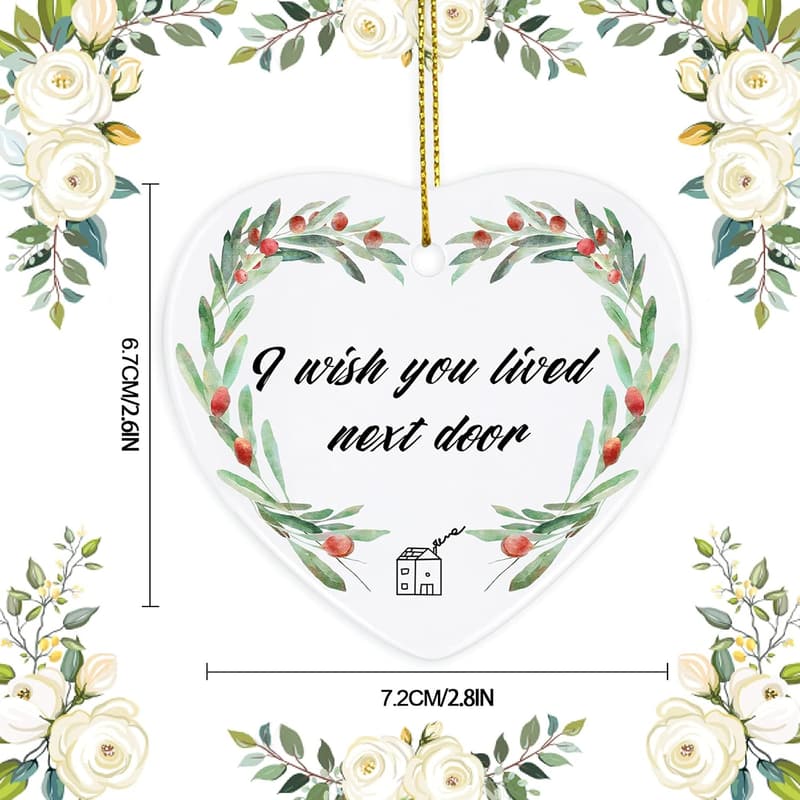 Sentimental Christmas Decorations for Friends and Bridesmaids