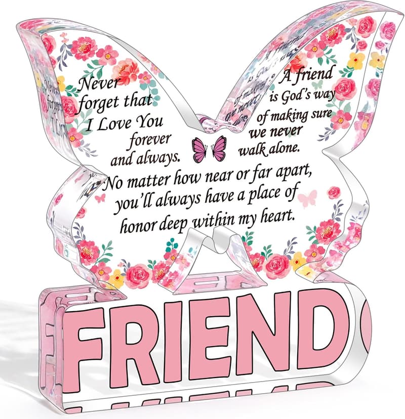 Mother's Day Butterfly Acrylic Plaque for Best Friends