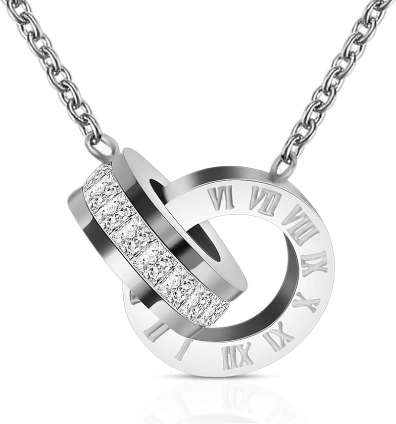 Friendship Gift Set: Friendship Card & Stainless Steel Necklace
