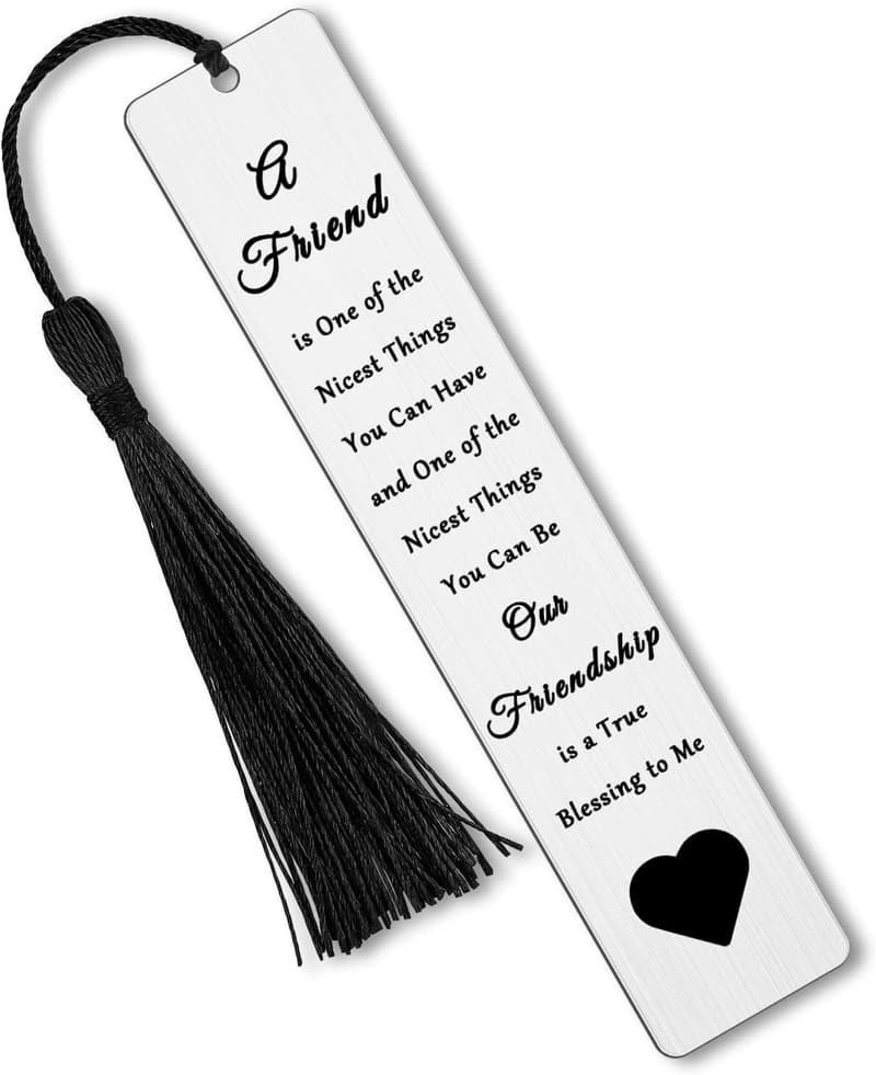 Best Friend Appreciation Bookmark for Book Lovers